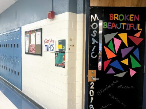 Teachers decorated their doors for the POTB.