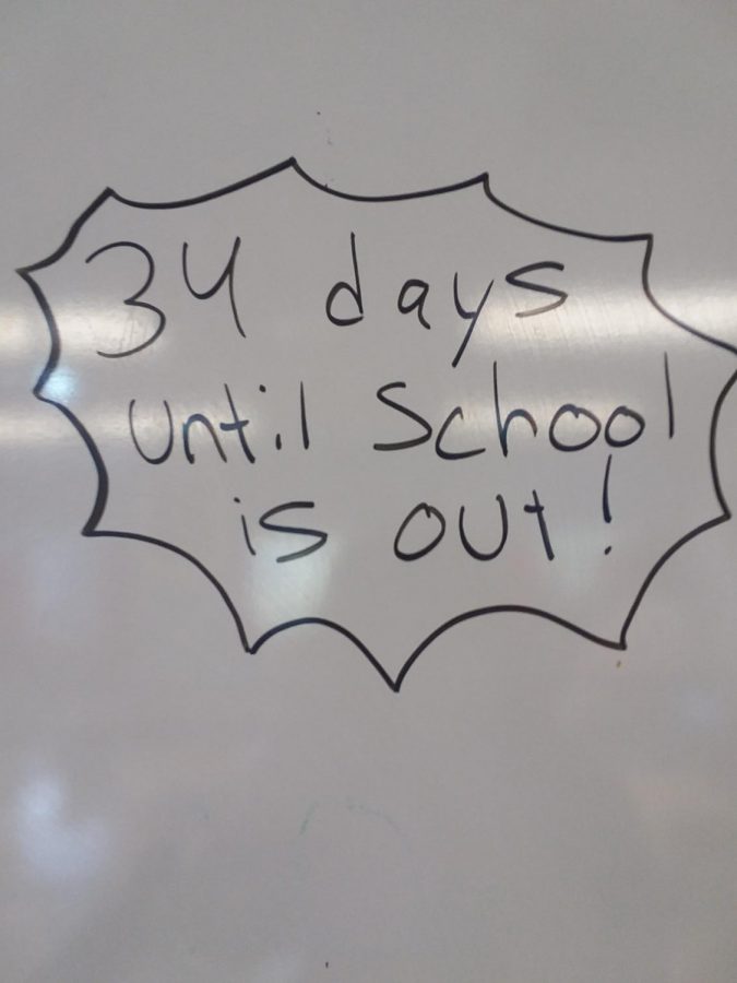 34 days until school is out!