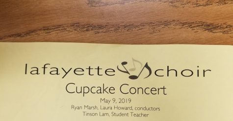 Cupcake Concert program