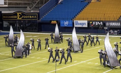 Band Preforming at Bands of America East Tennessee Regional competition on October 12, 2019.