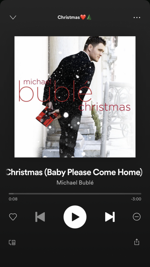 Christmas music on Spotify