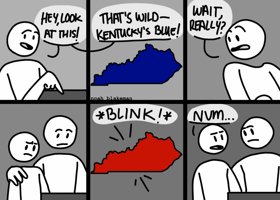 Blink and youd have missed it- Kentucky Red vs Blue.