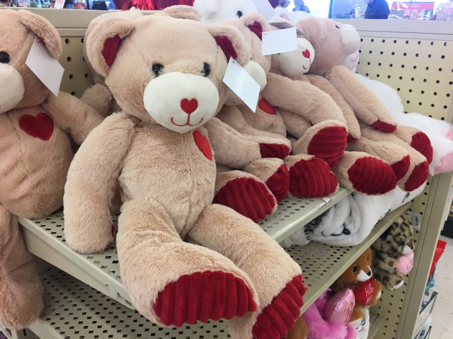 LEXINGTON, KY:  Stores like Hobby Lobby have their shelves stocked with teddy bears and candy to help encourage people to give gifts this Valentine's Day.