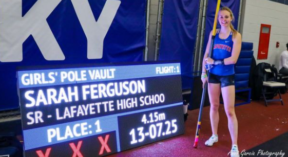 Sarah Ferguson Standing by Her New School Record