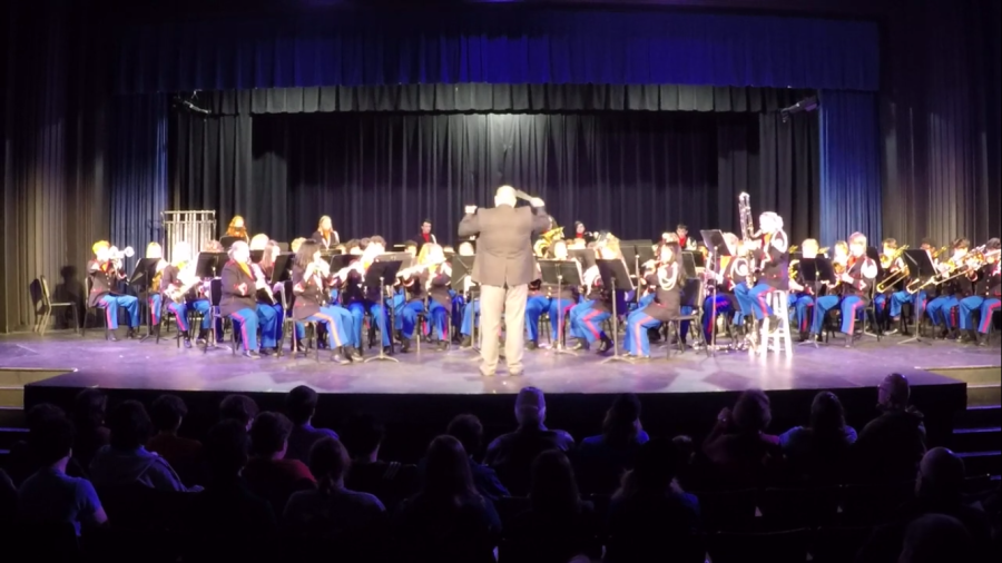 Lafayette's Symphonic Band playing Savannah River Rhapsody conducted by Dr. Chris Strange at the Lafayette Concert and Symphonic Band Concert.
