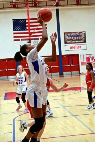 Anaya Brown, senior at Lafayette High School and team mate on the Lady Generals´ Basketball team
