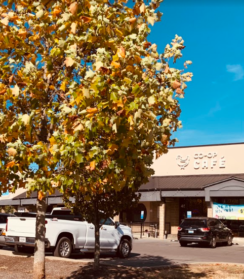 Lexington, KY- The exterior of the Good Foods Co-op Cafe, a popular after-school hangout, within walking distance of Lafayette High School.