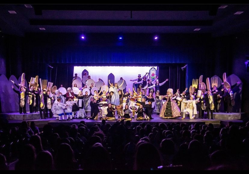 Lexington, KY-  The entire Beauty and The Beast cast at their final bow on closing night.