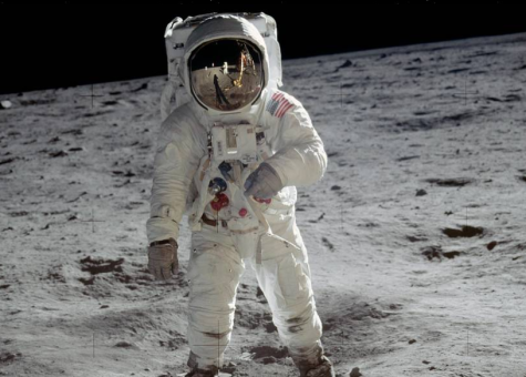 Image of astronaut Buzz Aldrin on Apollo 11 mission, standing on the Moon, taken by Neil Armstrong.
