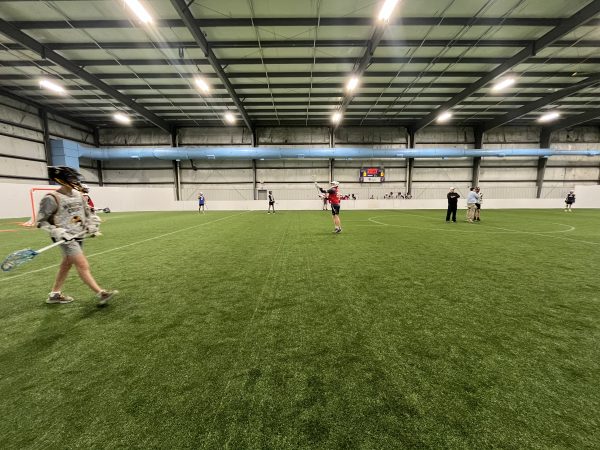 Boys Lafayette Lacrosse playing Woodford at an indoor lacrosse game. Taken January 12th, 2024.