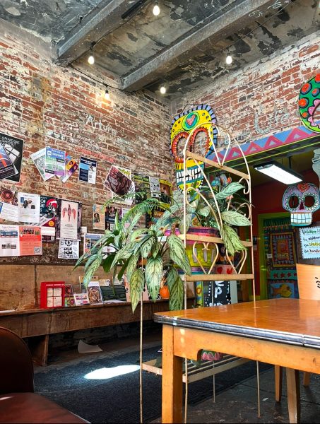 Interior of the coffee shop, Third Street Stuff. Taken on February 8th, 2025.