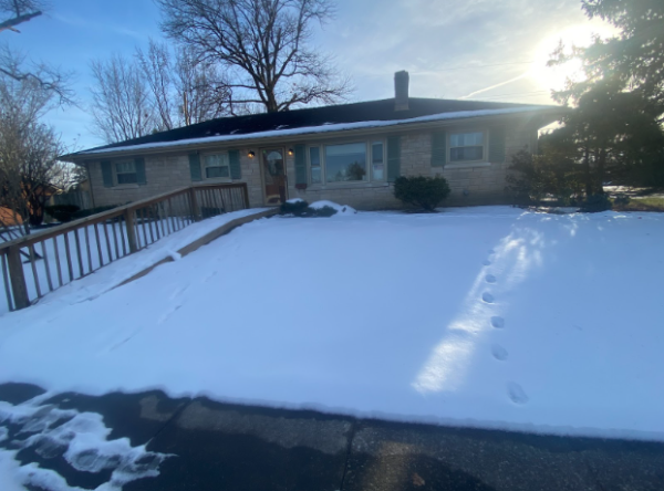 The aftermath of the snowstorm that hit Lexington on January 5, 2025. The snow lasted for two weeks after the first snow storm and students did not return to school until January 16.