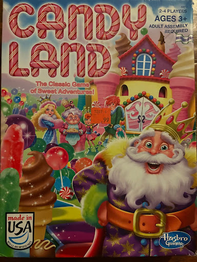 This is an example of a board game on March 7, 2025 called, Candy Land and one of many fun weekend activities you can do!