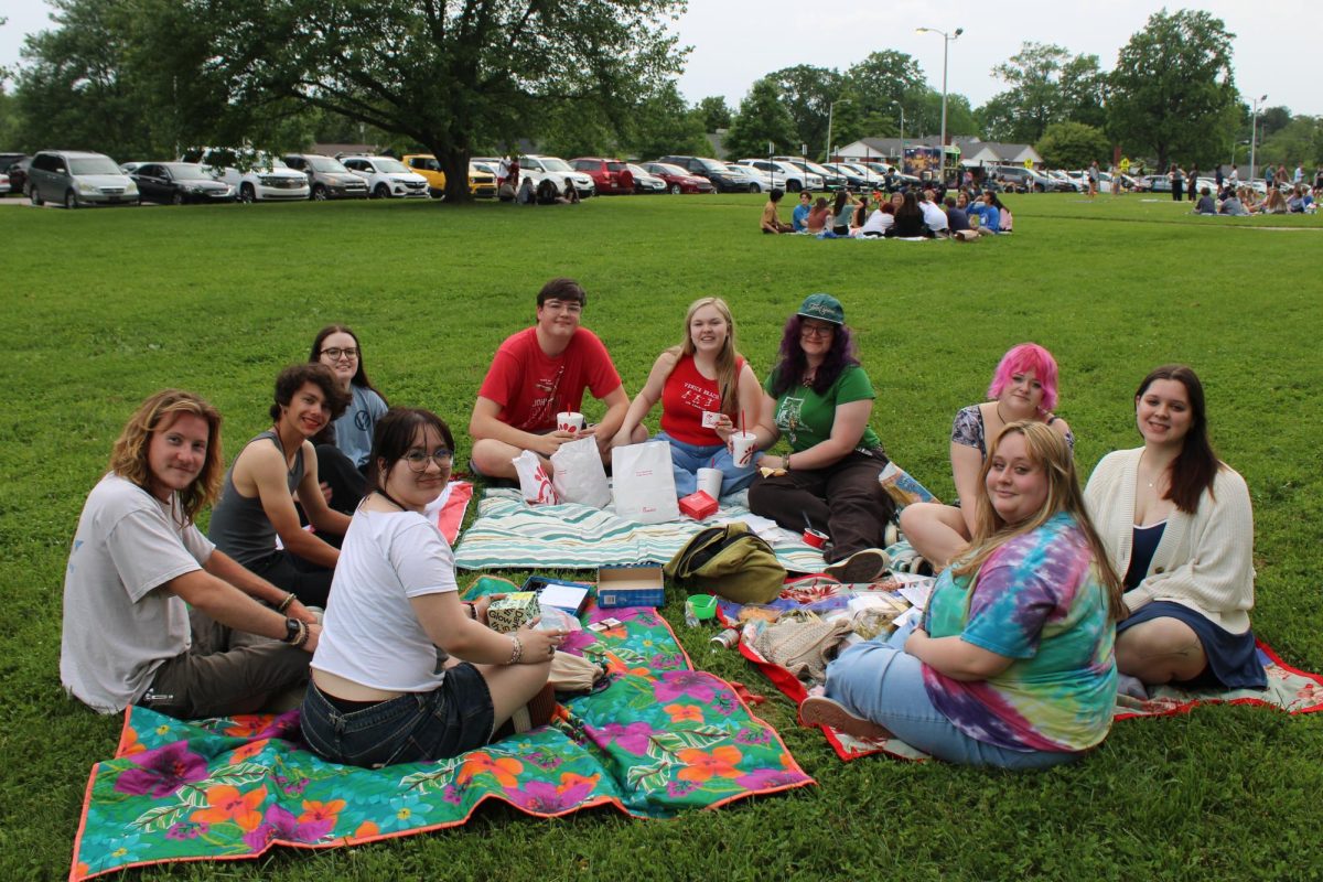 Senior group at Lafayette High School for Senior Sunrise, Taken May 15th.