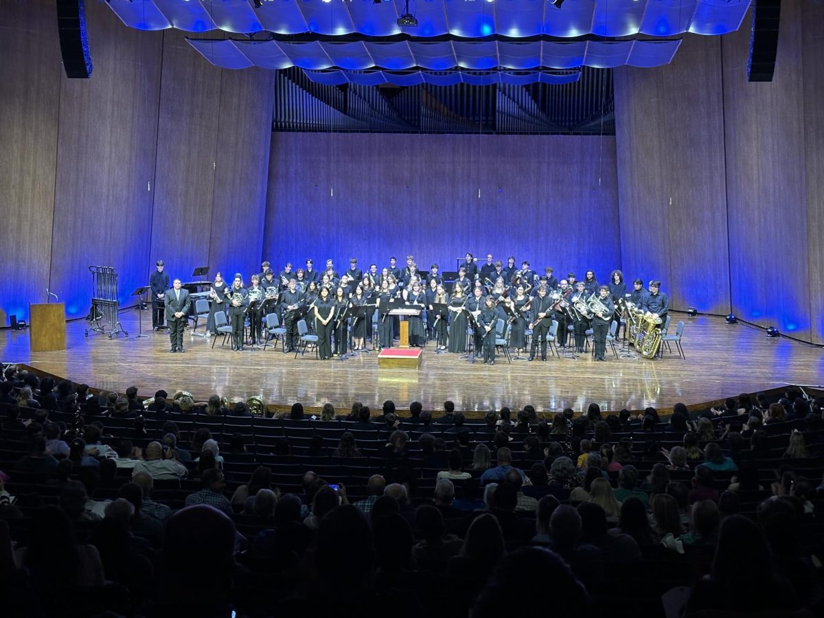 The Lafayette Wind Symphony performing at the University of Kentucky's Singletary Center of the Arts for the spring concert. Taken on May 13, 2025.