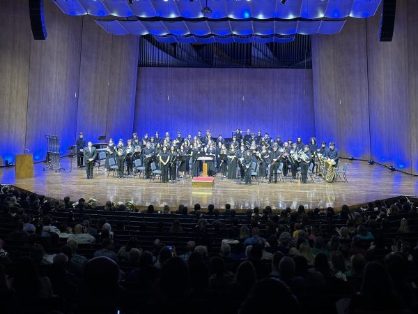 The Lafayette Wind Symphony performing at the University of Kentucky's Singletary Center of the Arts for the spring concert. Taken on May 13, 2025.