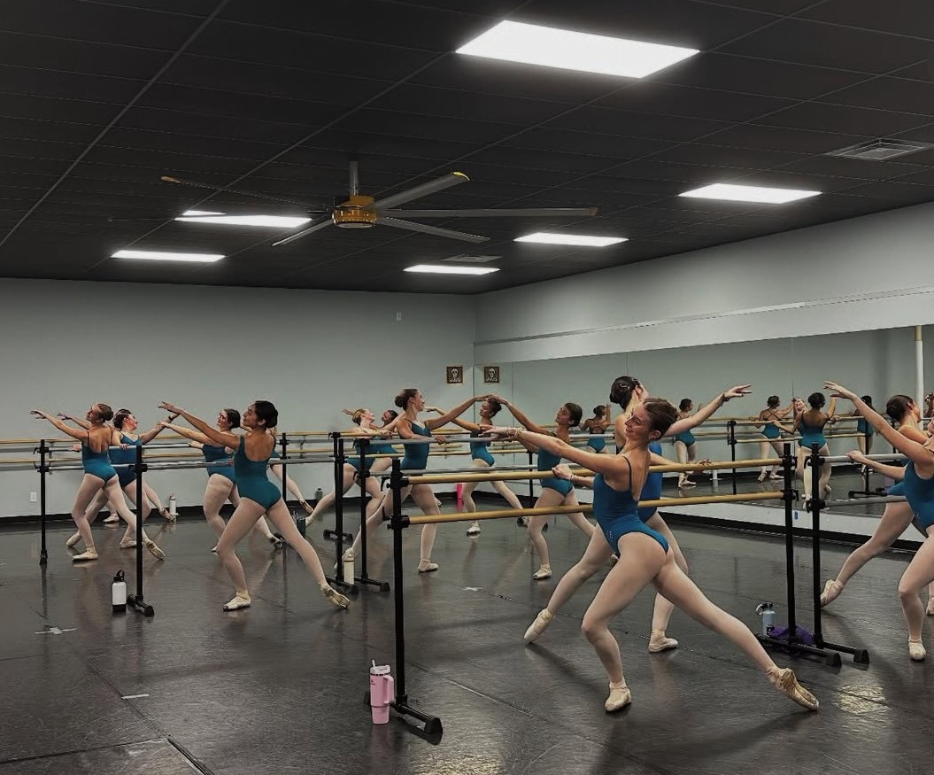 Pre-pro dancers warming up at Bluegrass Youth Ballet on  May 15, 2026.