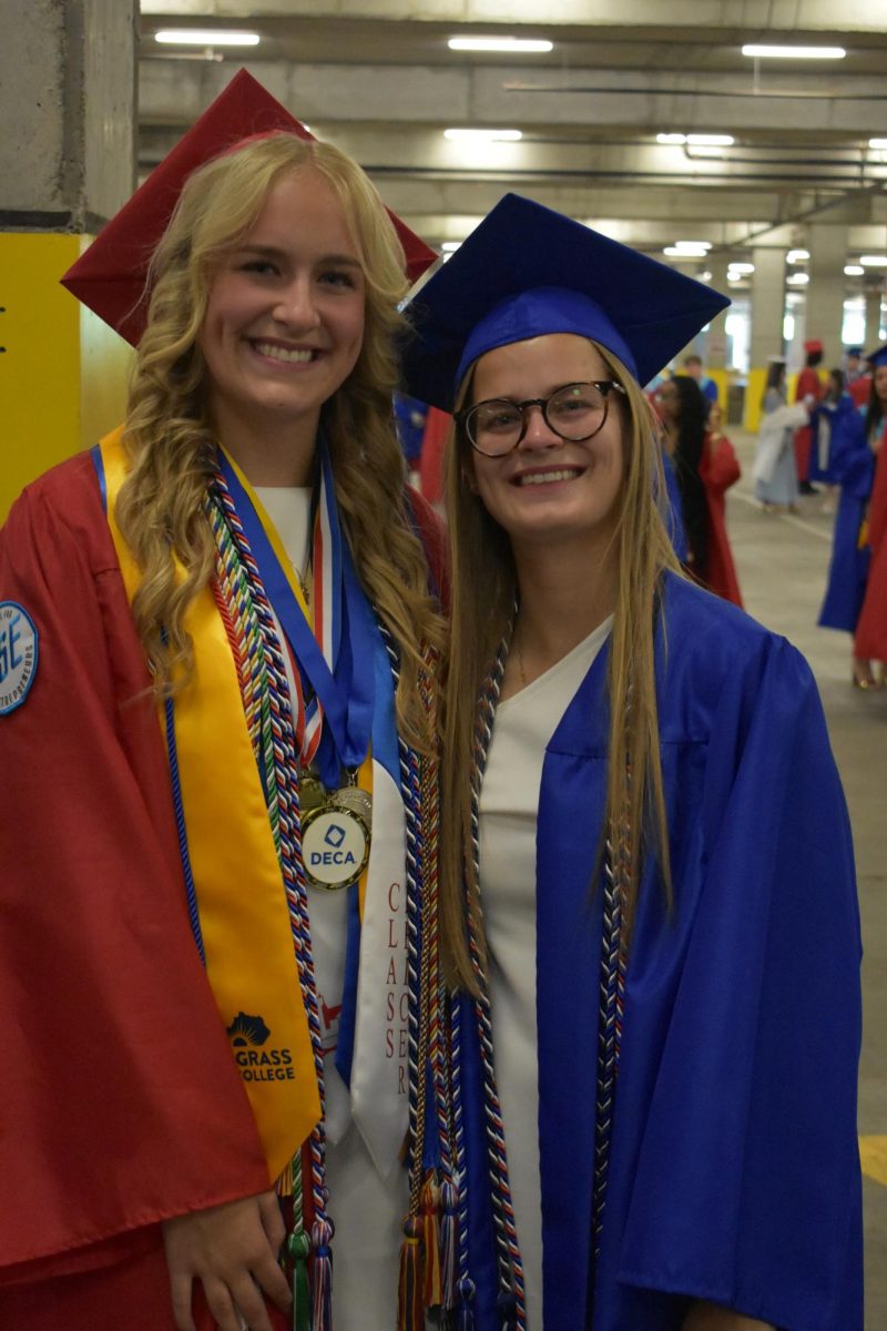 LEXINGTON, KY.  Students gather before Lafayette's graduation ceremonies at Rupp Arena on June 4, 2026.