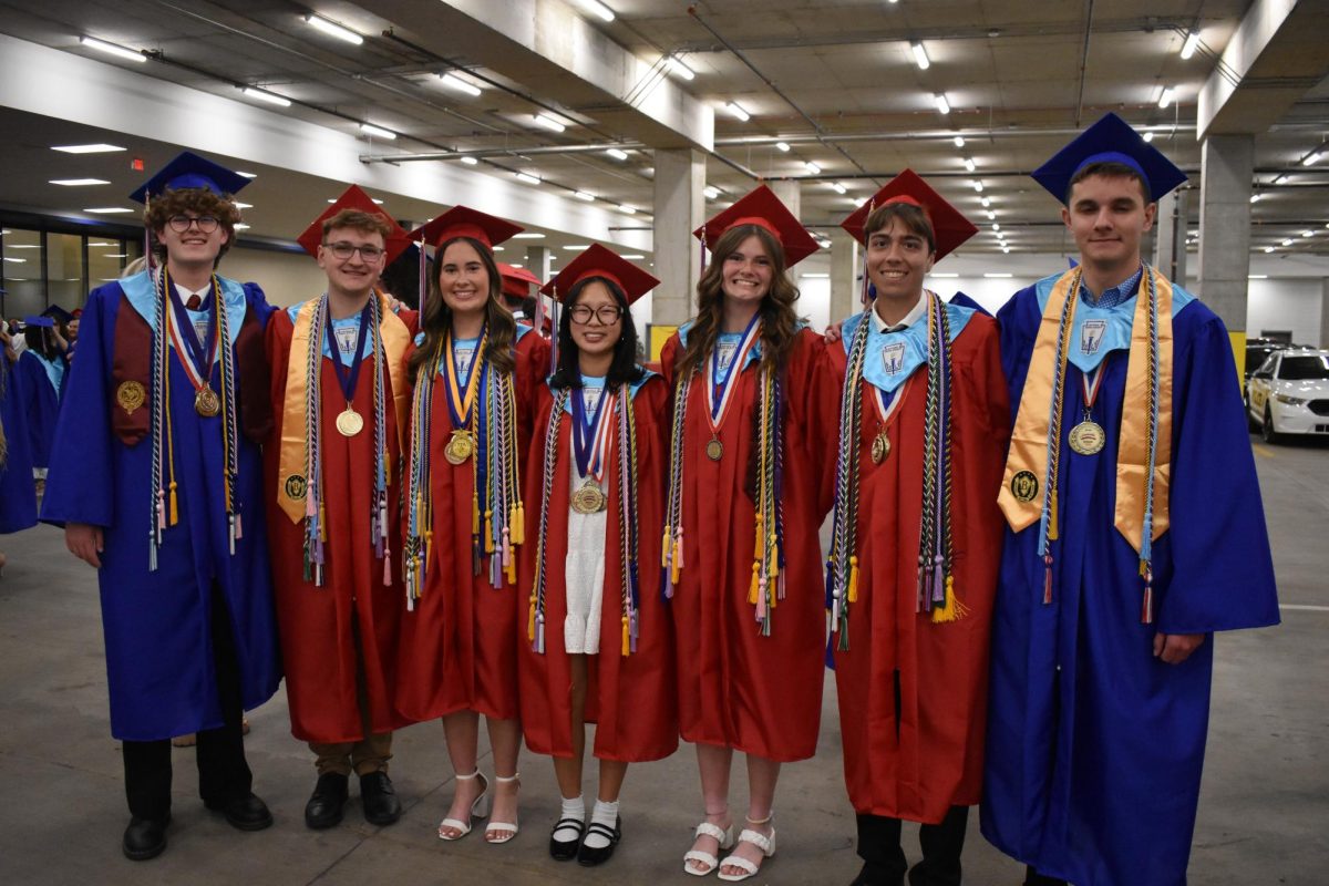 LEXINGTON, KY.  Students gather before Lafayette's graduation ceremonies at Rupp Arena on June 4, 2026.