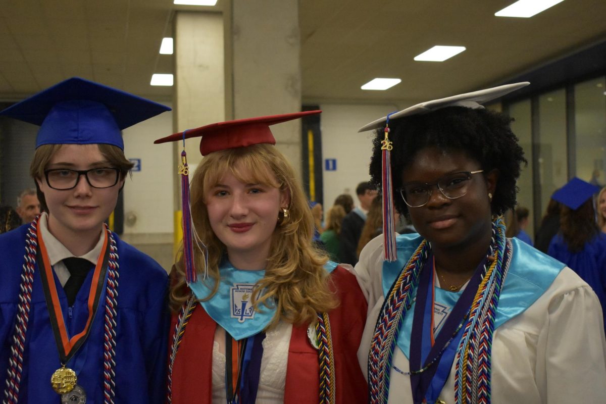 LEXINGTON, KY.  Students gather before Lafayette's graduation ceremonies at Rupp Arena on June 4, 2026.