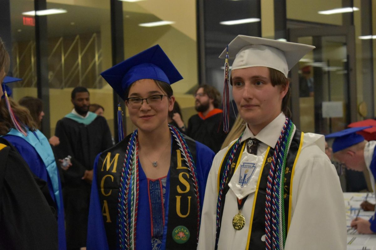 LEXINGTON, KY.  Students gather before Lafayette's graduation ceremonies at Rupp Arena on June 4, 2026.
