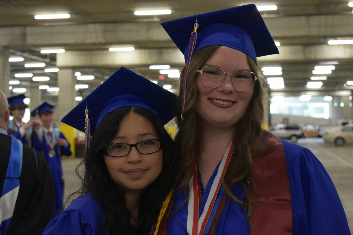 LEXINGTON, KY.  Students gather before Lafayette's graduation ceremonies at Rupp Arena on June 4, 2026.