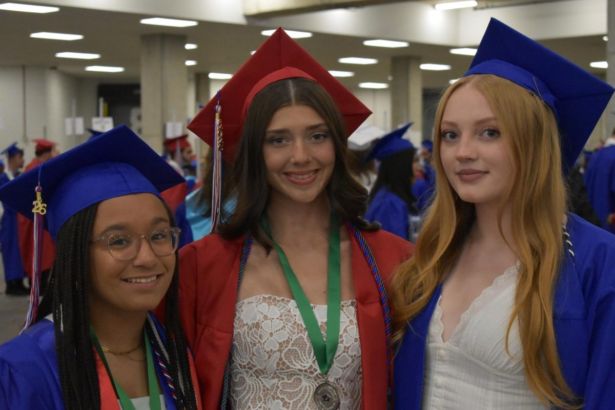 LEXINGTON, KY.  Students gather before Lafayette's graduation ceremonies at Rupp Arena on June 4, 2026.